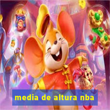 media de altura nba